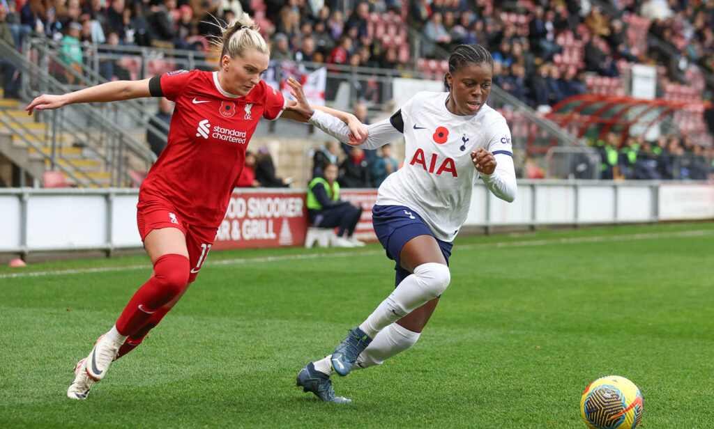 Pareggio tra Tottenham e Liverpool in Women's Super League