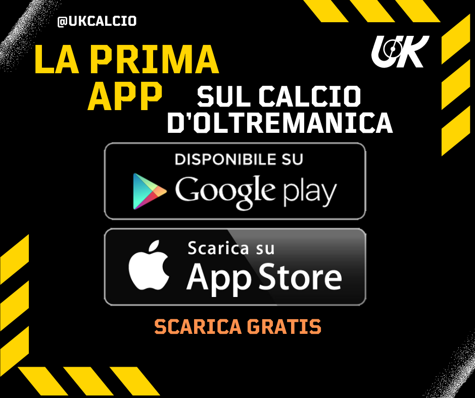 È disponibile gratis su App Store e Play Store la prima app in italiano dedicata al calcio d'Oltremanica, per essere ancora più aggiornati sui campionati più belli del mondo